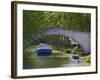 Navigation on Canal du Midi, UNESCO World Heritage Site, Languedoc Roussillon, France-Tuul-Framed Photographic Print