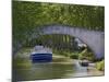 Navigation on Canal du Midi, UNESCO World Heritage Site, Languedoc Roussillon, France-Tuul-Mounted Photographic Print