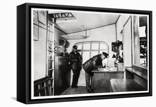 Navigation Room, Zeppelin LZ 127 Graf Zeppelin, 1933-null-Framed Stretched Canvas