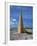 Navigational Obelisk Salt Flats Bonaire, Netherlands Antilles-null-Framed Photographic Print