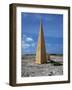 Navigational Obelisk Salt Flats Bonaire, Netherlands Antilles-null-Framed Photographic Print