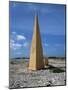 Navigational Obelisk Salt Flats Bonaire, Netherlands Antilles-null-Mounted Photographic Print