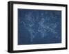 Navigator - World Map-The Vintage Collection-Framed Giclee Print