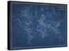 Navigator - World Map-The Vintage Collection-Stretched Canvas