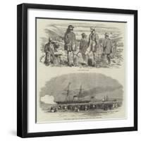 Navvies for the Crimea-Edwin Weedon-Framed Giclee Print