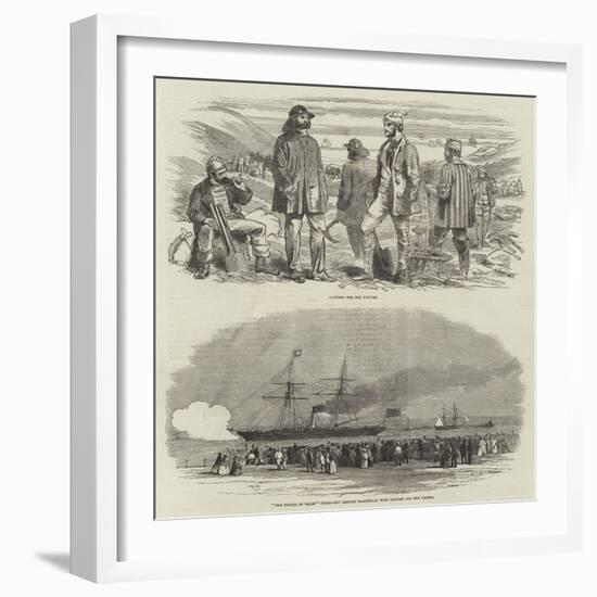 Navvies for the Crimea-Edwin Weedon-Framed Giclee Print