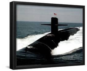 Navy Ballistic Missile Submarine Art Print Poster-null-Framed Poster