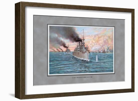 Navy Battle of Manila-Werner-Framed Art Print