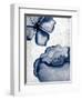 Navy Blooms 1-Kimberly Allen-Framed Art Print