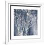 Navy Blue Birch Flipped-Julia Purinton-Framed Art Print