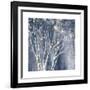 Navy Blue Birch Flipped-Julia Purinton-Framed Art Print