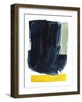 Navy Blue Field II-Victoria Barnes-Framed Art Print