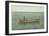 Navy Boat Drill Off Newport-null-Framed Premium Giclee Print