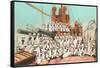 Navy Crew on Board US Warship-null-Framed Stretched Canvas