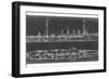 Navy Cruiser Blueprint-Ethan Harper-Framed Premium Giclee Print