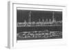 Navy Cruiser Blueprint-Ethan Harper-Framed Premium Giclee Print