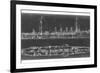 Navy Cruiser Blueprint-Ethan Harper-Framed Art Print