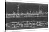 Navy Cruiser Blueprint-Ethan Harper-Stretched Canvas