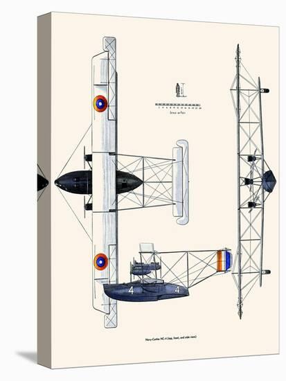 Navy-Curtiss Nc-4-John T. McCoy Jr.-Stretched Canvas