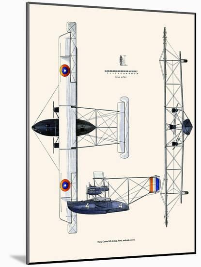 Navy-Curtiss Nc-4-John T. McCoy Jr.-Mounted Art Print