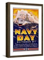 Navy Day October 27th Poster-Matt Murphey-Framed Giclee Print