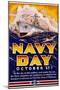 Navy Day October 27th Poster-Matt Murphey-Mounted Giclee Print