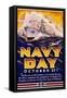 Navy Day October 27th Poster-Matt Murphey-Framed Stretched Canvas