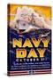 Navy Day October 27th Poster-Matt Murphey-Stretched Canvas