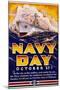 Navy Day October 27th Poster-Matt Murphey-Mounted Giclee Print