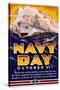 Navy Day October 27th Poster-Matt Murphey-Stretched Canvas