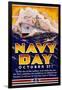 Navy Day October 27th Poster-Matt Murphey-Framed Giclee Print