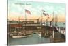 Navy Docks, Key West, Florida-null-Stretched Canvas