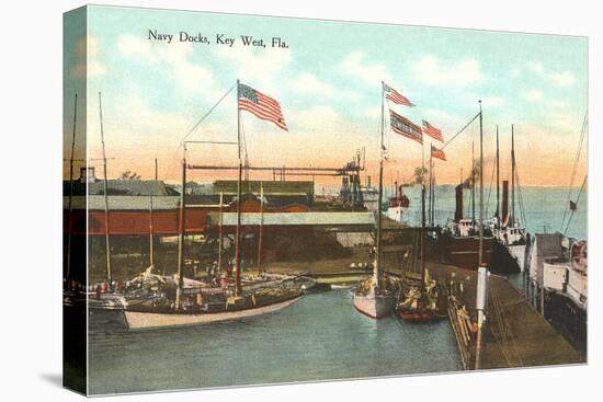 Navy Docks, Key West, Florida-null-Stretched Canvas