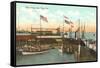 Navy Docks, Key West, Florida-null-Framed Stretched Canvas