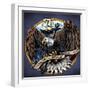 Navy Eagle Decal-FlyLand Designs-Framed Giclee Print