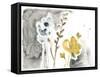 Navy Garden Inspiration II-June Vess-Framed Stretched Canvas