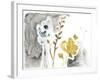 Navy Garden Inspiration II-June Vess-Framed Art Print