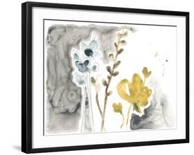 Navy Garden Inspiration II-June Vess-Framed Art Print