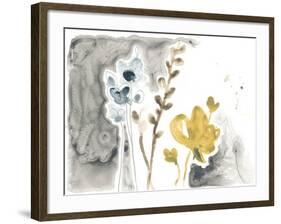 Navy Garden Inspiration II-June Vess-Framed Art Print