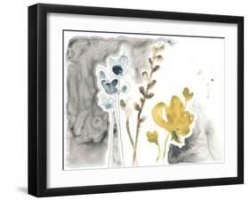 Navy Garden Inspiration II-June Vess-Framed Art Print