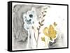 Navy Garden Inspiration II-June Vess-Framed Stretched Canvas