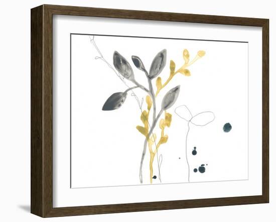 Navy Garden Inspiration III-June Vess-Framed Art Print