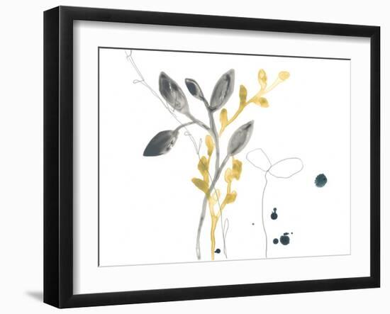 Navy Garden Inspiration III-June Vess-Framed Art Print