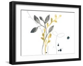 Navy Garden Inspiration III-June Vess-Framed Art Print