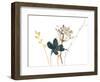 Navy Garden Inspiration IX-June Vess-Framed Art Print