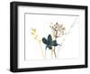 Navy Garden Inspiration IX-June Vess-Framed Art Print