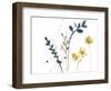 Navy Garden Inspiration VI-June Vess-Framed Art Print