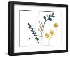 Navy Garden Inspiration VI-June Vess-Framed Art Print