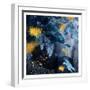 Navy Gold Abstract-Urban Epiphany-Framed Art Print