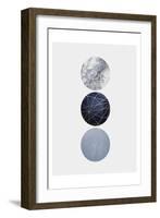 Navy Gold-Urban Epiphany-Framed Art Print